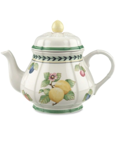Villeroy & Boch French Garden Fleurence Teapot, Premium Porcelain In No Color