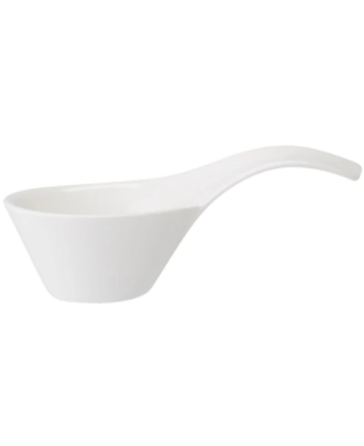 Villeroy & Boch New Wave Handled Dip Bowl In White