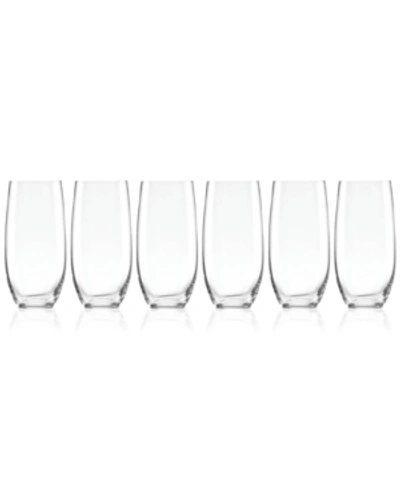 Lenox Tuscany Classics Large Tumblers, Set Of 6 In Clear