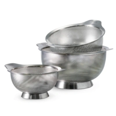 Tramontina Gourmet 3 Pack Colander In Silver