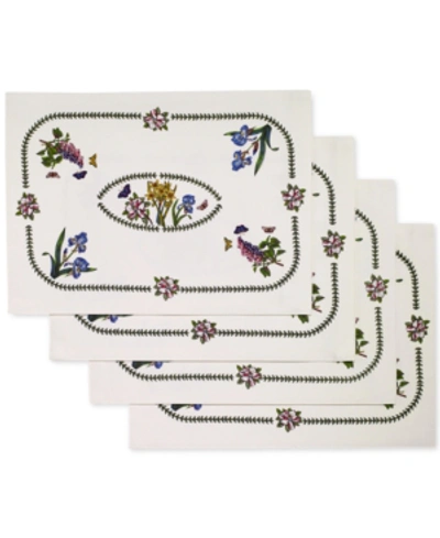 Portmeirion Botanic Garden 4-pc. Placemat Set In Ivory