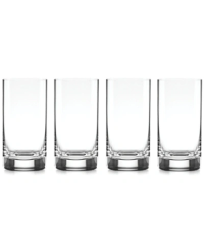 Lenox Tuscany Classics Highball Glasses, Set Of 4 In Clear
