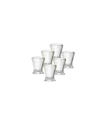 La Rochere Napoleon Bee 3-ounce Egg Cups, Set Of 6 In Clear