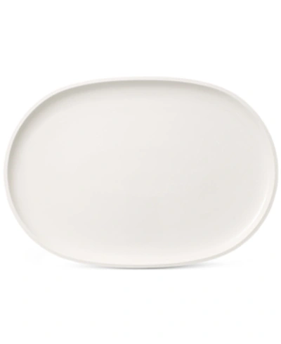 Villeroy & Boch Bone Porcelain Artesano Large Oval Platter In White