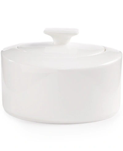 Villeroy & Boch Modern Grace Covered Sugar Bowl In White