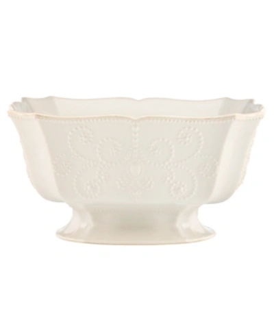 Lenox Dinnerware, French Perle Footed Centerpiece Bowl In White