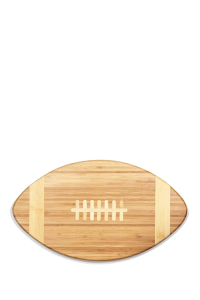 Picnic Time Touchdown! Football Cutting Board & Serving Tray In Natural Wo