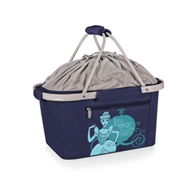 Picnic Time 's Cinderella Metro Basket Collapsible Cooler Tote In Navy