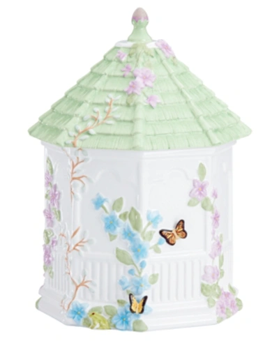 Lenox Butterfly Meadow Figural Gazebo Cookie Jar In Multi