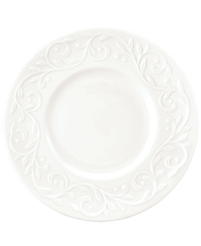 Lenox Dinnerware, Set Of 4 Opal Innocence Carved Dessert Plates