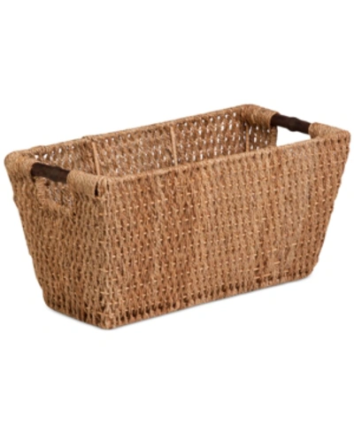 Honey Can Do Large Seagrass Basket With Handles In Natural