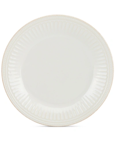 Lenox Dinnerware Stoneware French Perle Groove White Dinner Plate