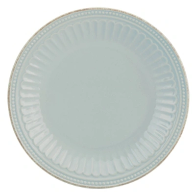 Lenox French Perle Groove Collection Accent Plate In Ice Blue