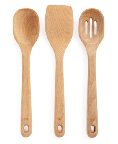 Oxo 3 Piece Wooden Kitchen Utensils Set