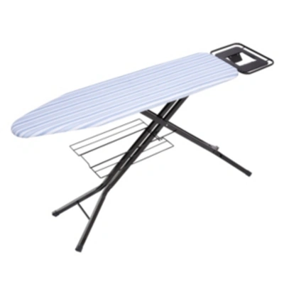 Honey Can Do Adjustable Deluxe Ironing Board With Iron Rest In Blue
