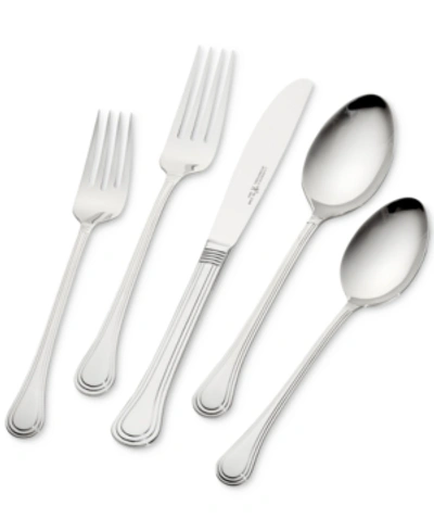 J.a. Henckels International Astley 65-pc. 18/10 Stainless Steel Flatware Set, Service For 12 In Silver