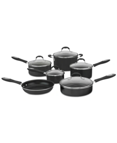 Cuisinart Advantage 11-pc. Non-stick Cookware Set In Black