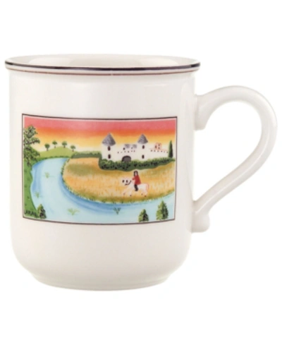 Villeroy & Boch Design Naif Mug Man On Horse In White