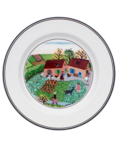 Villeroy & Boch Design Naif Bread And Butter Plate Family Farm In White