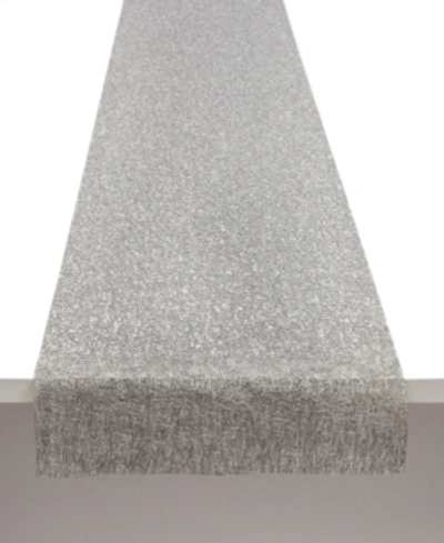 Chilewich Metallic Lace Runner In Silver