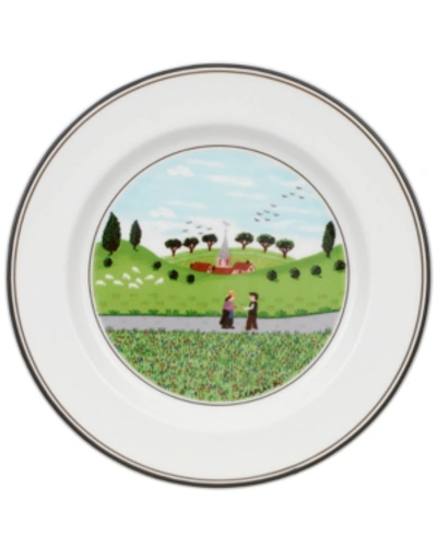 Villeroy & Boch Design Naif Bread And Butter Plate Boy & Girl In White