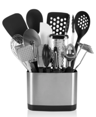 Oxo 15-piece Kitchen Utensil Set In Gray/black