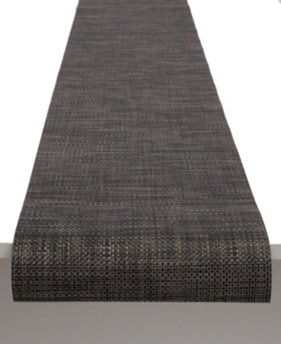 Chilewich Basketweave Runner In Carbon