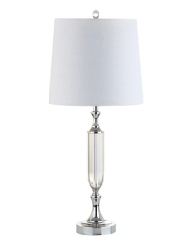 Jonathan Y Bella Crystal Led Table Lamp In Clchrome