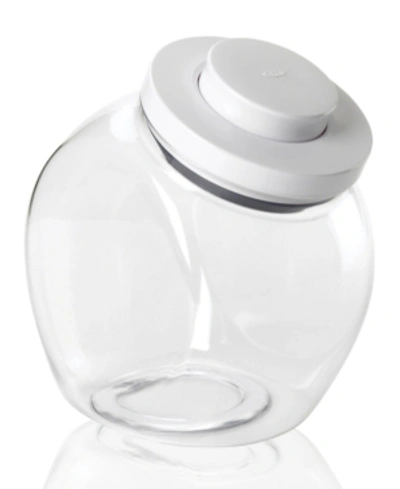 Oxo Cookie Jar, 3 Qt. Pop Container In White