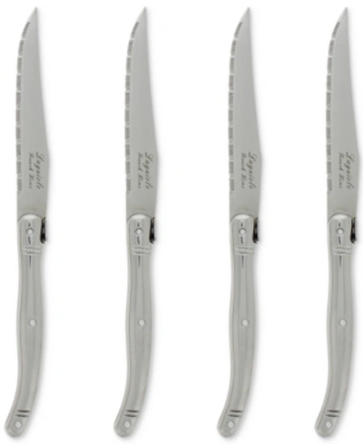 French Home Laguiole Stainless Steel Steak Knives, Set Of 4