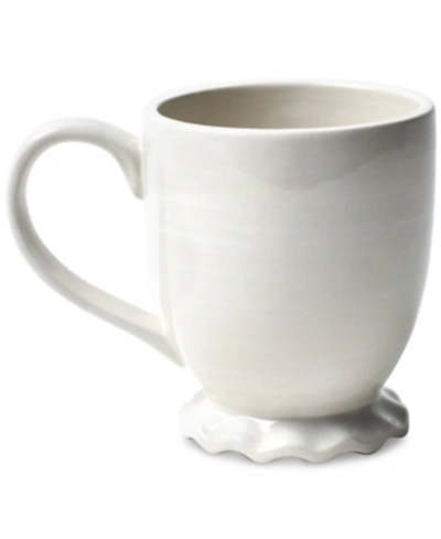 Coton Colors By Laura Johnson Signature Ruffle White Mug