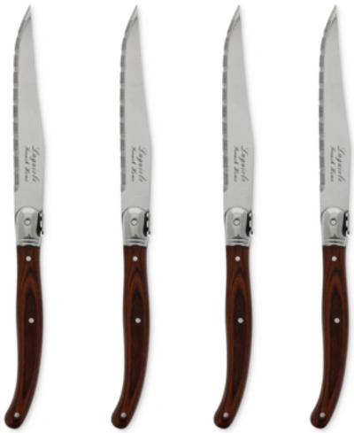 French Home Laguiole Pakkawood Steak Knives, Set Of 4