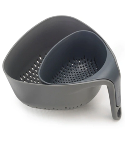 Joseph Joseph 2-pc. Nest Colanders In Gray