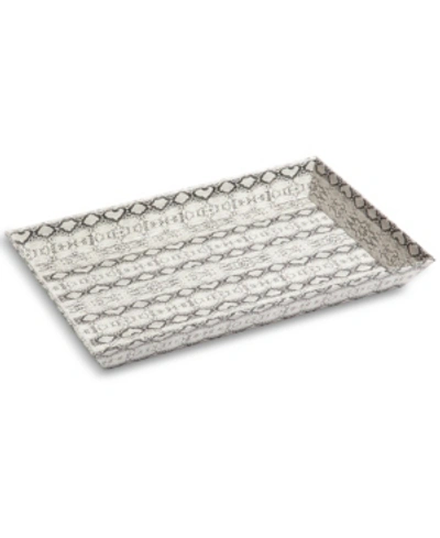 8 Oak Lane Python Tray In Multi