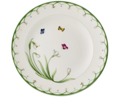 Villeroy & Boch Colourful Spring Salad Plate In Green Multi Coloured