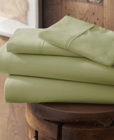 Ienjoy Home Style Simplified 4-pc. Sheet Set, California King In Sage