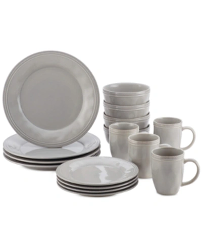 Rachael Ray Cucina Sea Salt Grey 16-pc. Set, Service For 4 In Gray