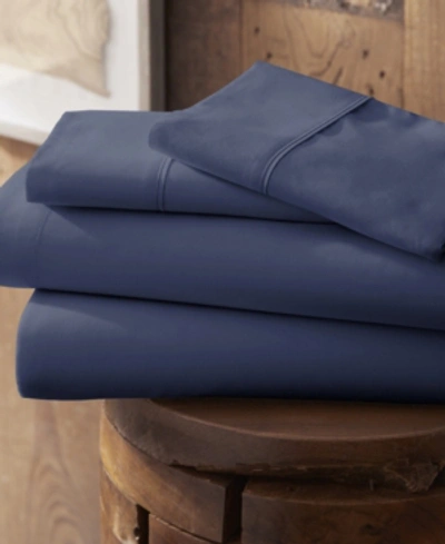 Ienjoy Home Style Simplified 4-pc. Sheet Set, California King In Navy