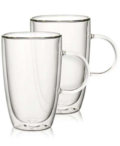 Villeroy & Boch Artesano Hot Beverages Extra Large Cup, Set Of 2 In White