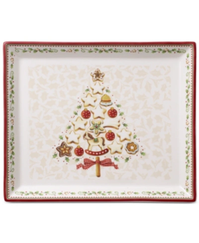 Villeroy & Boch Winter Bakery Small Rectangular Cake Plate In Nocolor