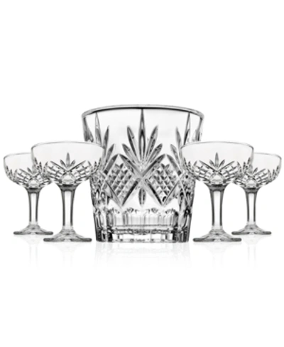 Godinger Dublin 5-pc. Champagne Set In White