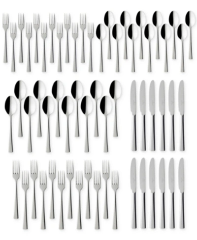 Villeroy & Boch Chancellor 60-piece Flatware Set, Service For 12 In Silver