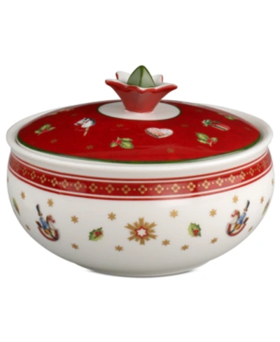 Villeroy & Boch Dinnerware, Toy's Delight Covered Sugar Bowl In Red