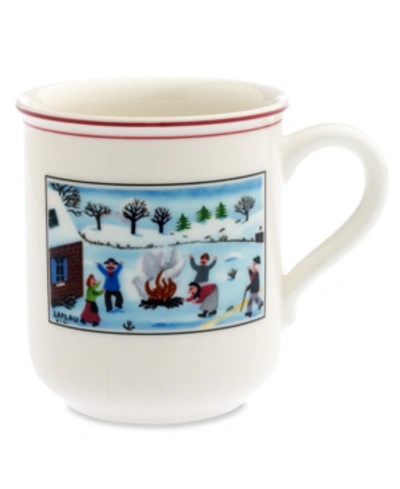 Villeroy & Boch Design Naif Christmas Mug In White