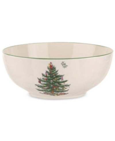 Spode Christmas Tree Round Bowl In Green