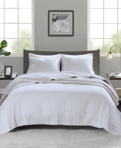 Madison Park Keaton Quilted 3-pc. Quilt Set, Full/queen In White