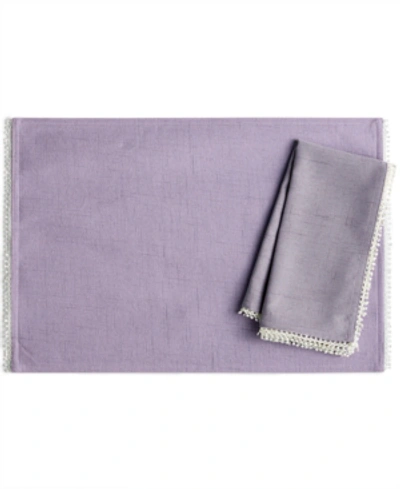 Lenox French Perle 13" X 19" Placemat In Violet