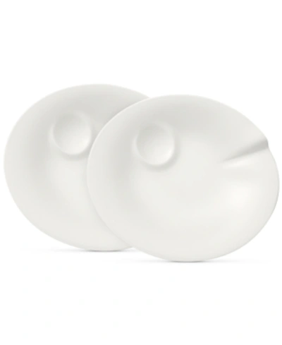 Villeroy & Boch Porcelain 2-pc. Pasta Passion Spaghetti Bowls In White