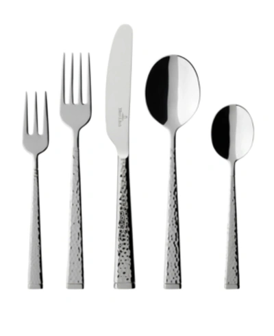 Villeroy & Boch Flatware 18/10, Blacksmith 60 Piece Set In Silver/platinum