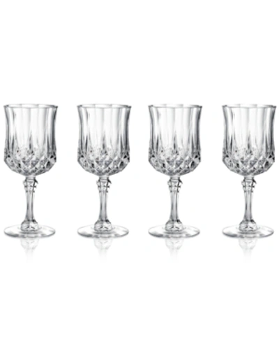 Longchamp Cristal D'arques  Set Of 4 Cordial Glasses